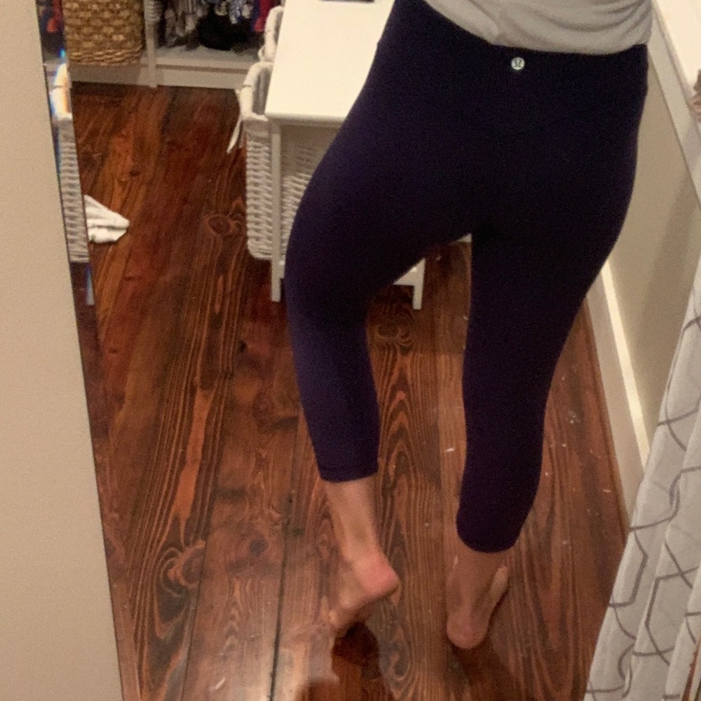 Navy lululemon align leggings - Picture 2 of 4